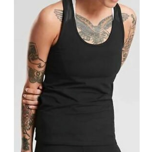 Athleta Tops - Athleta Xs Bakanasa Black Long Tank